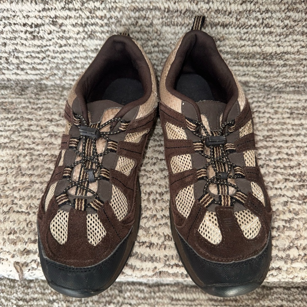 Lands End Men's Brown Outdoor Multicolor Lace Shoes